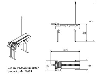 Acumulador de Huevos 604AS